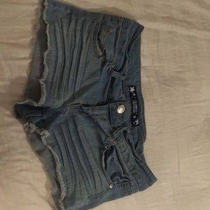 Denim shorts